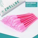 Crystal Beauty Tool Eyelashes Brush Comb Set for Makeup