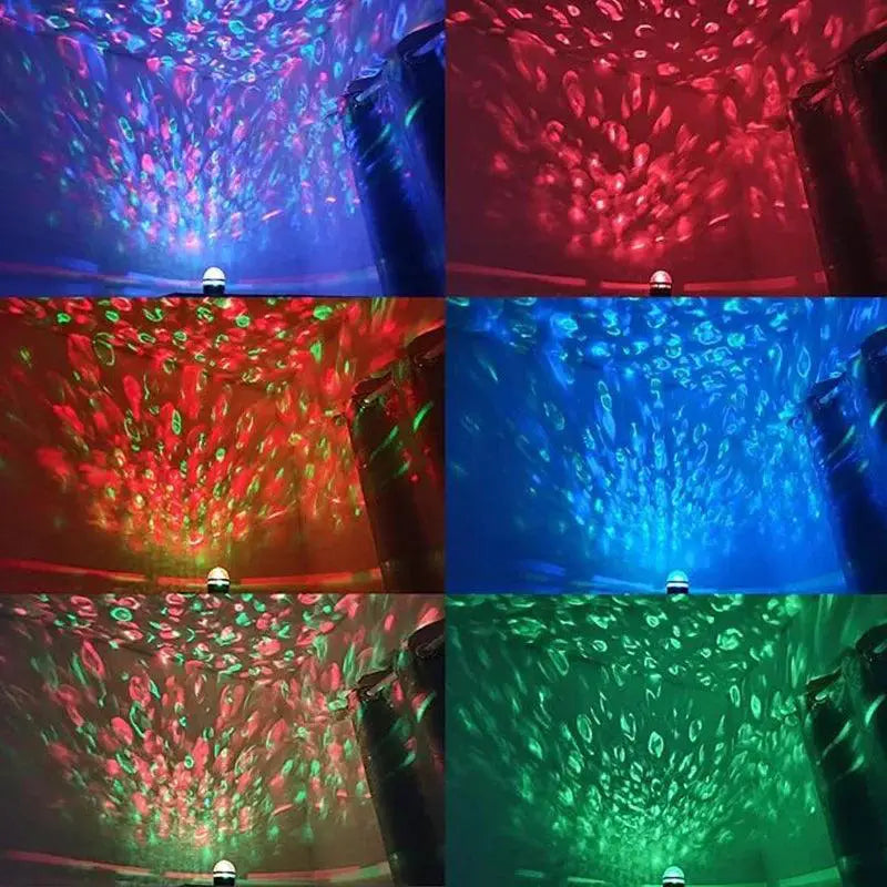 Galaxy Projector Night Light Water Pattern Starry Sky Lamp