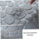 VIKAMA 40X60CM Coral Fleece Non-Slip Bathroom Floor Mat