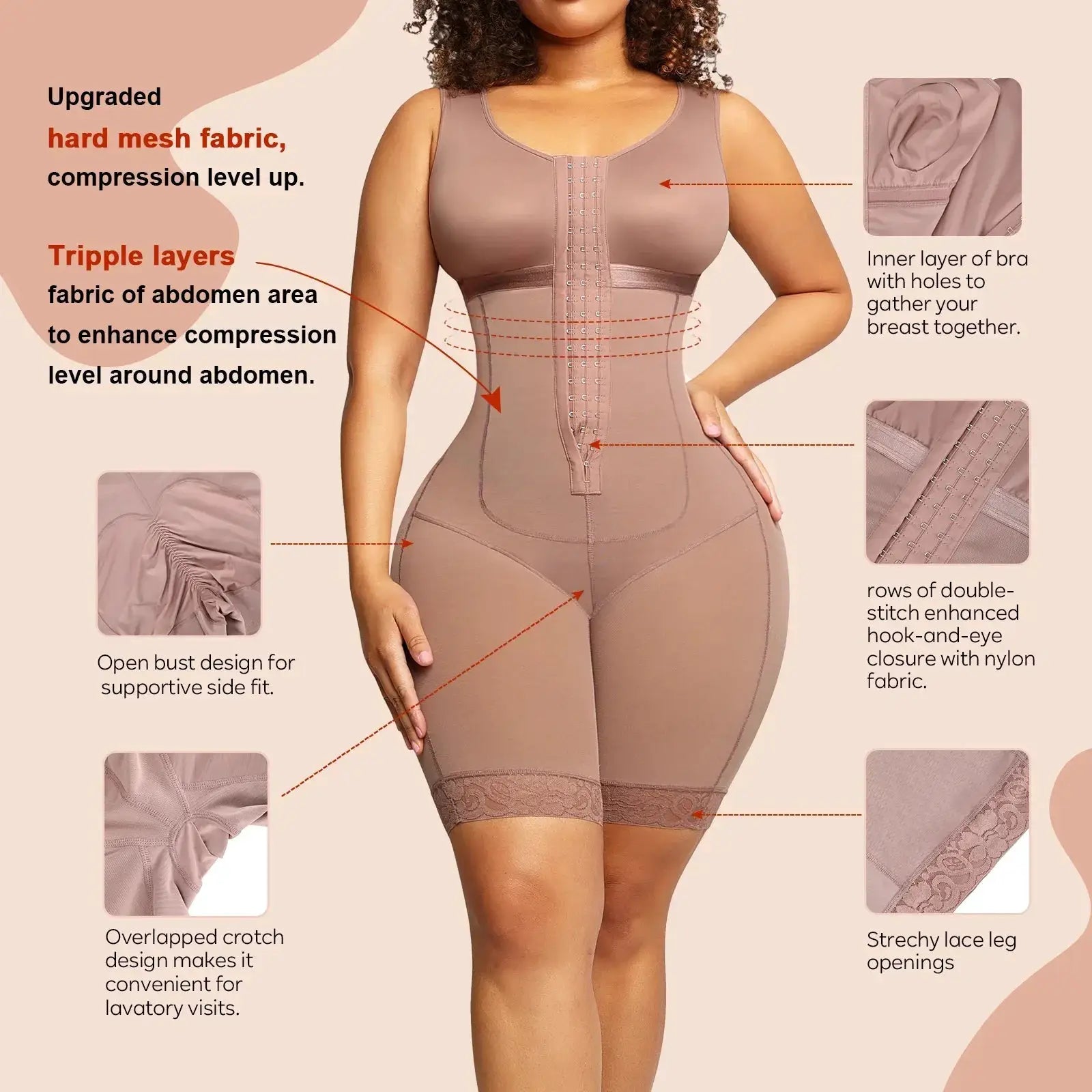 Fajas Colombianas Stage 2 Postpartum Girdle Shapewear
