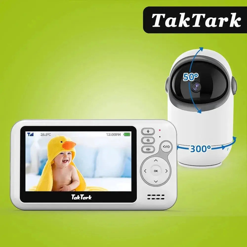 Video Baby Monitor With Enhanced Security And Night Vision