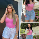 Slimming Thong Bodysuit for Women Tummy Control Shaper