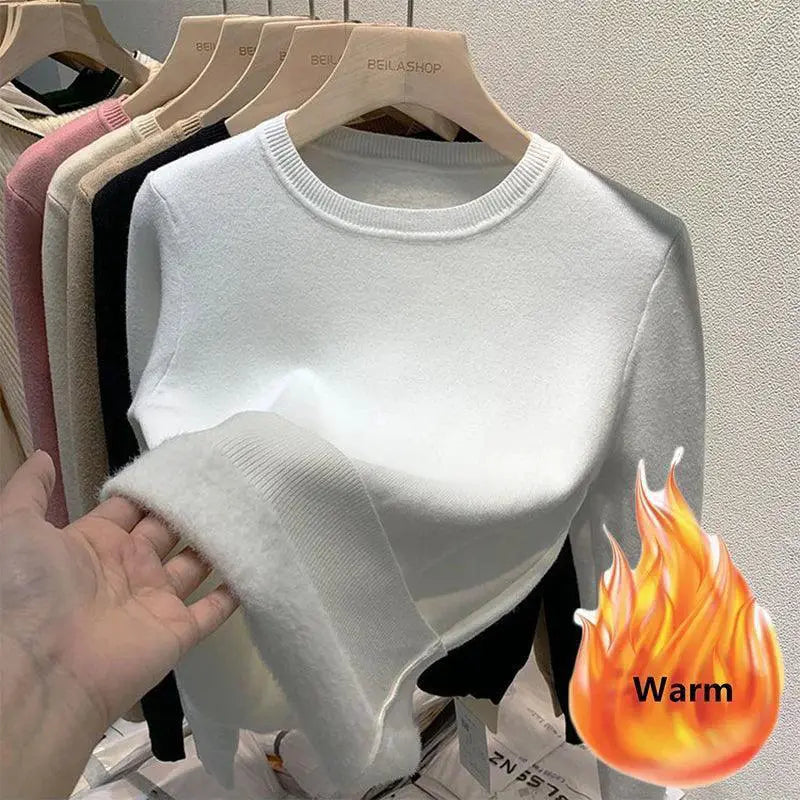 Plush Fleece Sweater For Women Stay Warm And Stylish