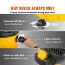 SucceBuy Portable Wet Dry Shop Vac