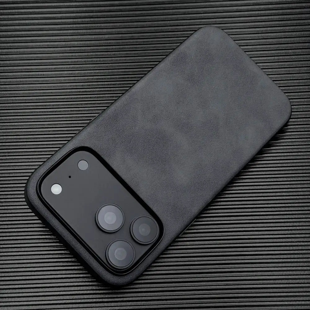 Luxury Leather Retra Case For iPhone 18 17 16 15 14 13 Pro Max 17Pro IPhone17 ProMax Matte Smooth As Skin Touch Feeling Cover