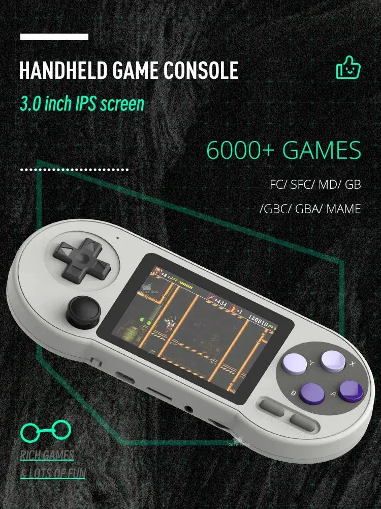 Data Frog SF2000 Portable Handheld Game Console 6000 Games