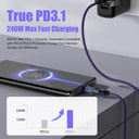 Braided Magnetic Fast Charge Cable