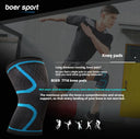 Breathable Nylon Knee Pads for Sports Gear for Men and Women