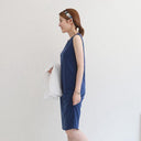Sleeveless Cotton Dress: Summer Chic and Elegant Look