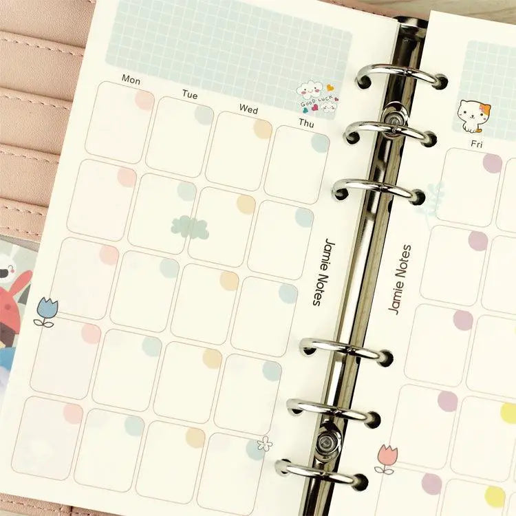 JN Notebook Original Girly Girl Series Loose Leaf Notepad