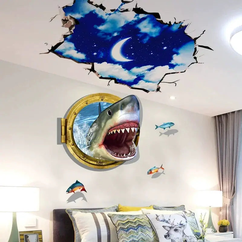 3D Wall Stickers Stylish Creative Bedroom Decor For Modern