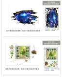 Adds Depth 3D Wall Stickers For Bedroom