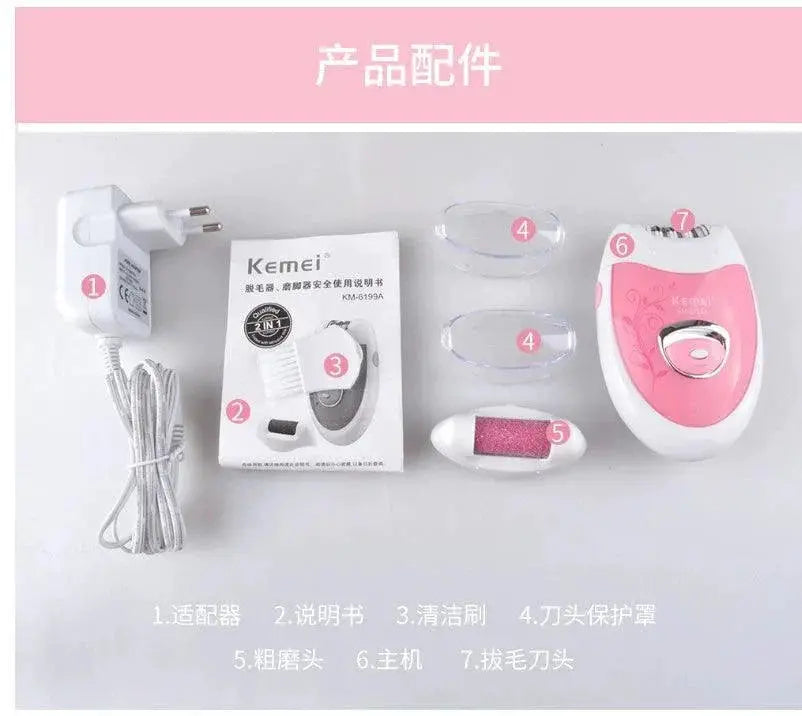 Womens And Mens 6199A Electric Epilator Shaver Two In One