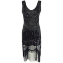 Shimmering Sequin Tassel Dress Versatile Glamorous Delight