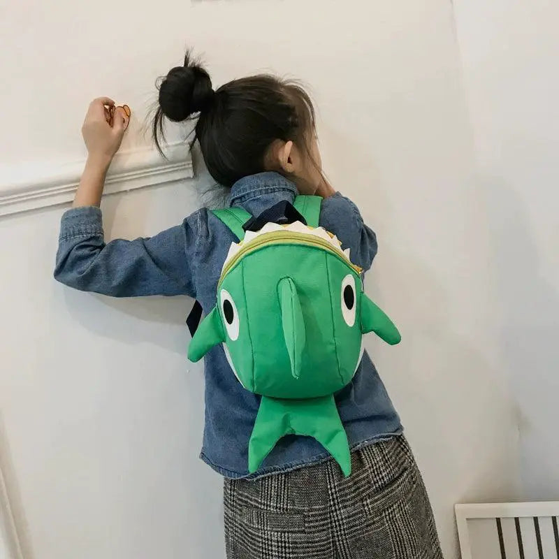 Shark Toddler Dinosaur Cartoon School Bag For Kids 2 3 Years