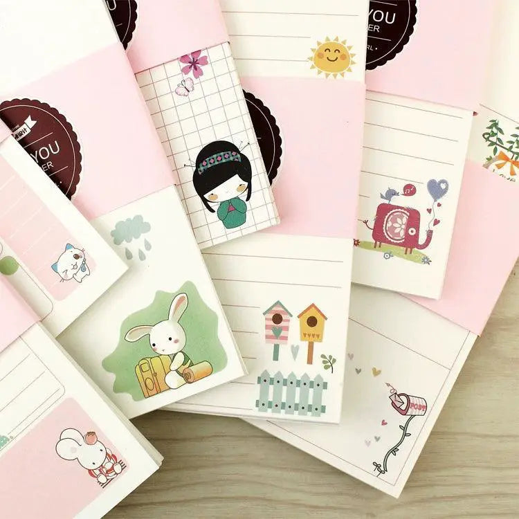 JN Notebook Original Girly Girl Series Loose Leaf Notepad