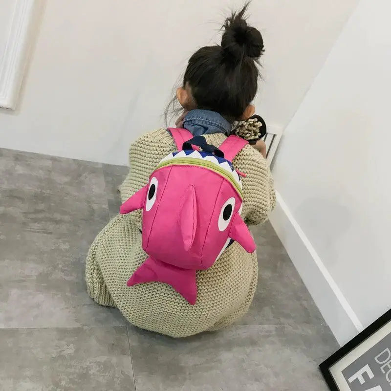Shark Toddler Dinosaur Cartoon School Bag For Kids 2 3 Years