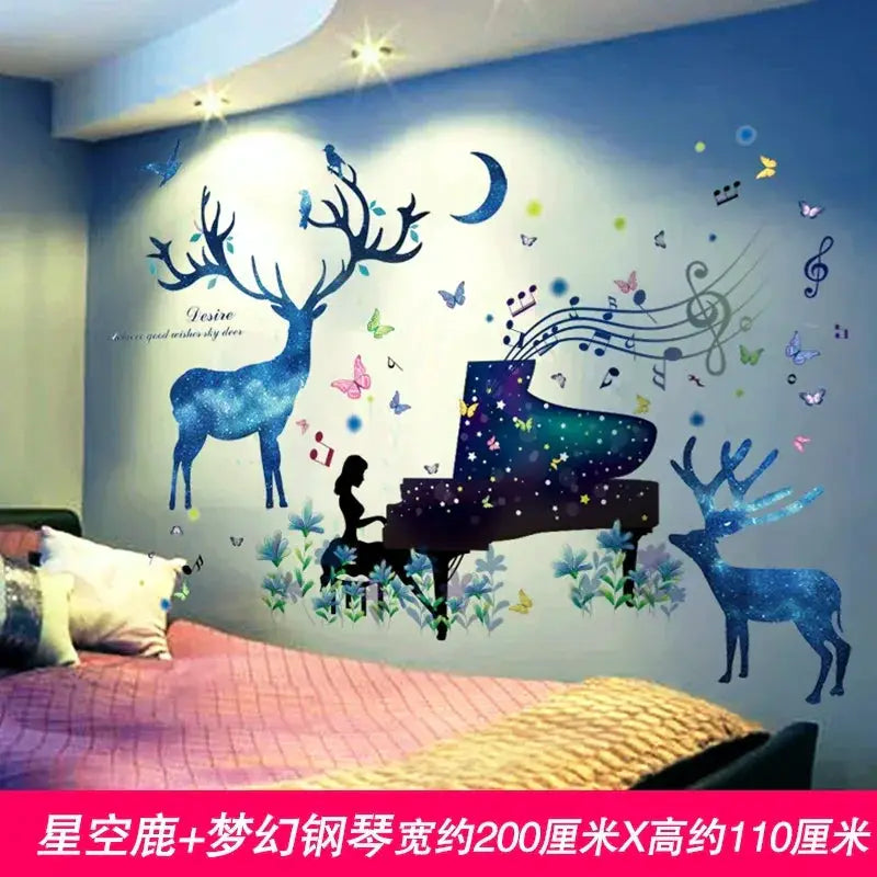3D Wall Stickers Stylish Creative Bedroom Decor For Modern