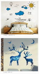 Adds Depth 3D Wall Stickers For Bedroom