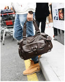 Leather Laptop Backpack for Work