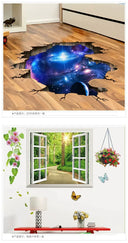 Adds Depth 3D Wall Stickers For Bedroom