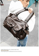Leather Laptop Backpack for Work