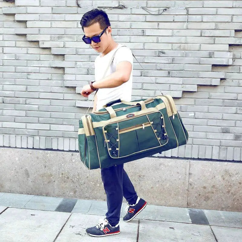 Satchel Extra Large Overseas Travel Luggage Bag For Men
