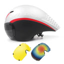 TT Cycling Helmet Lens Goggles Triathlon Tri Aero Road Bike Helmet Timetrial Race Bicycle Helmet Men Casco Ciclismo Accessories