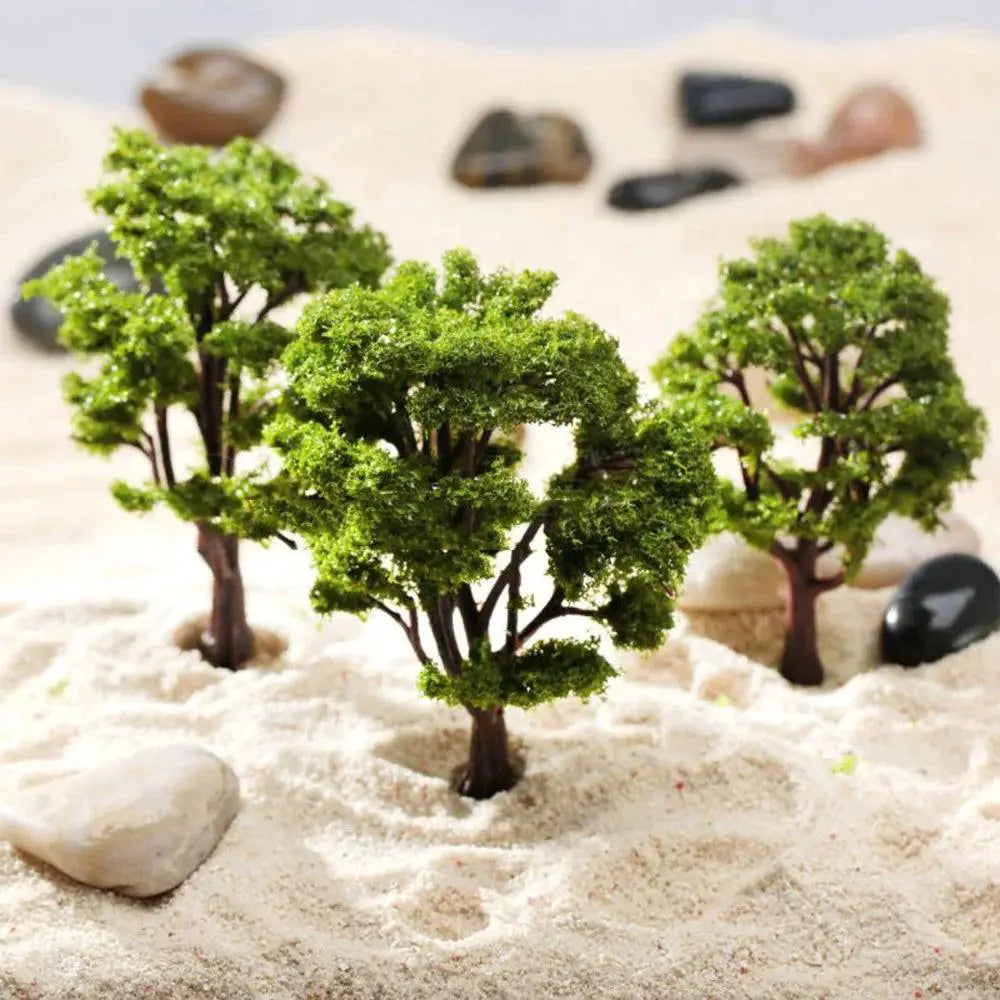 Miniature Model Train Trees for Lifelike Scenery Decor