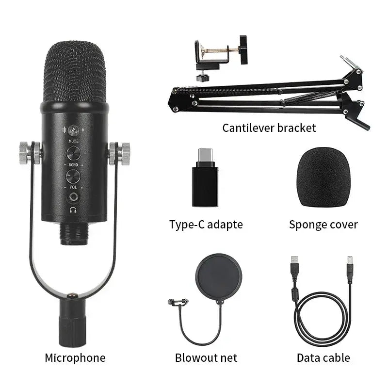Clear USB Condenser Mic for Podcasting — product view 9