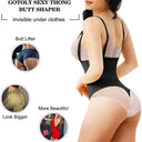 High-Waist Thong Bodysuit Shapewear for Tummy Control