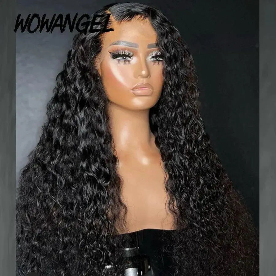 Premium Water Wave HD Lace Frontal Wig 250 Density Hair
