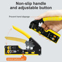 AMPCOM Ethernet Cable Crimper Professional Pass Through Tool