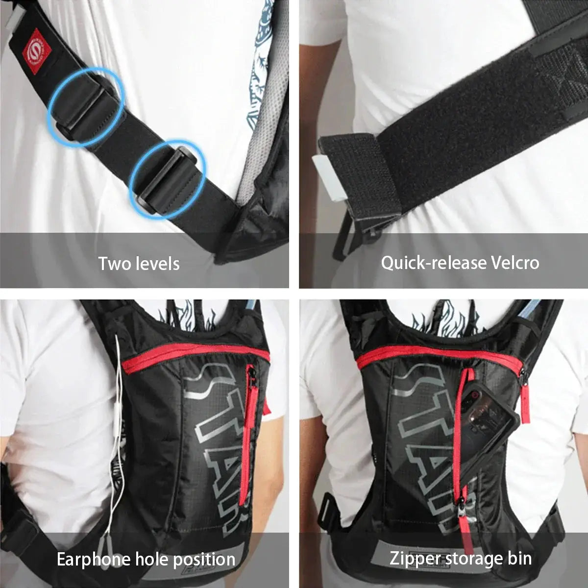 Lightweight Hydration Backpack for Running Cycling