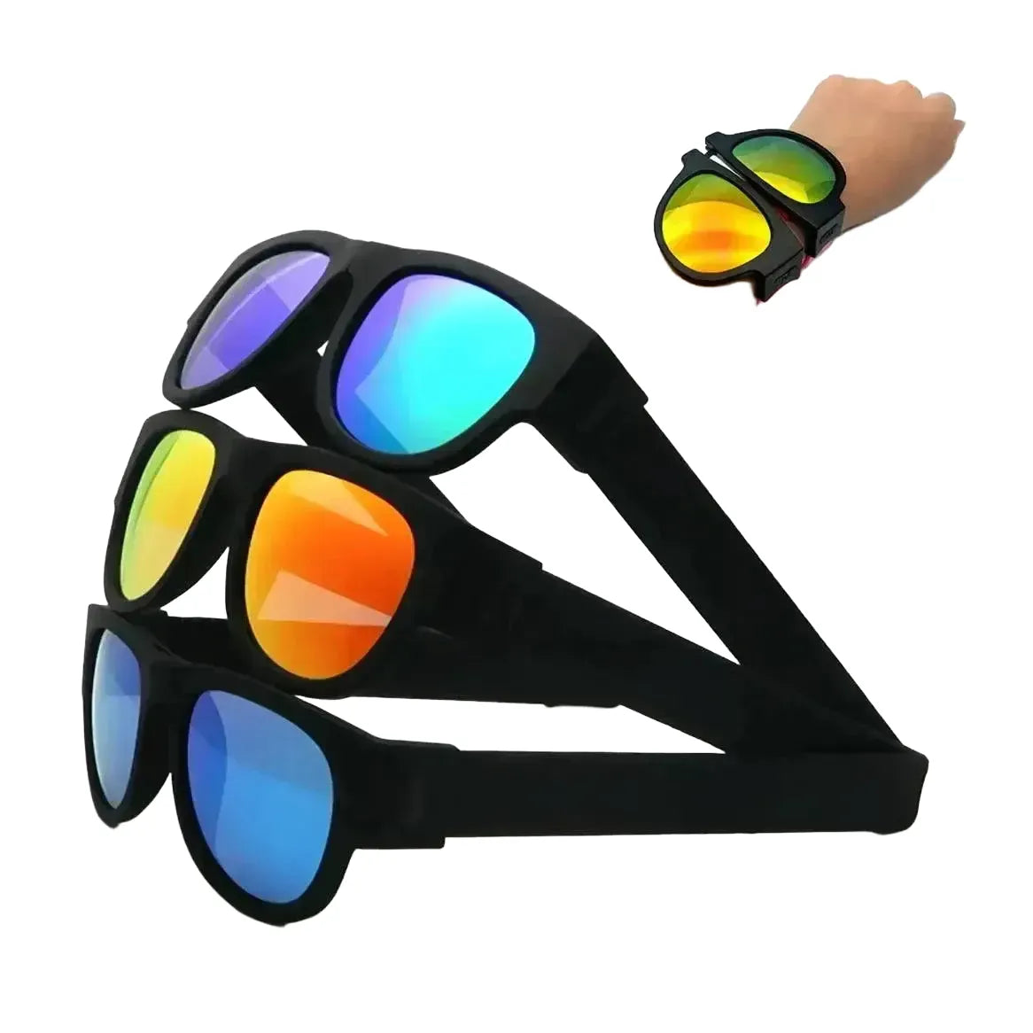 VIVIBEE Polarized Foldable Sunglasses Compact UV Protection