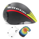 TT Cycling Helmet Lens Goggles Triathlon Tri Aero Road Bike Helmet Timetrial Race Bicycle Helmet Men Casco Ciclismo Accessories