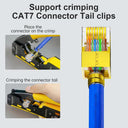 AMPCOM Ethernet Cable Crimper Professional Pass Through Tool
