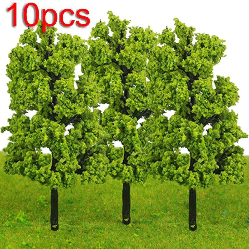 Miniature Model Train Trees for Lifelike Scenery Decor