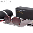 Oversized Polarized TR90 Sunglasses for Women UV400 Protection