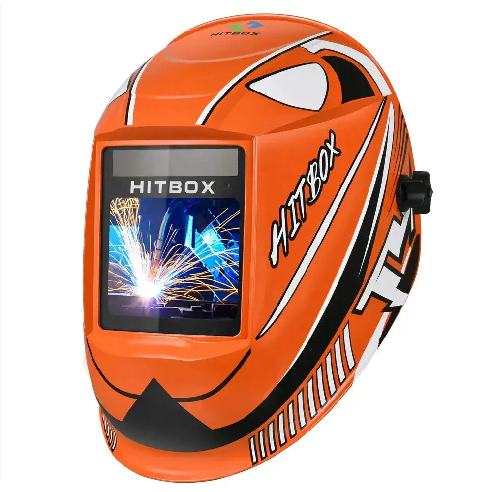 Hitbox Auto Darkening Welding Helmet With Viewing Screen