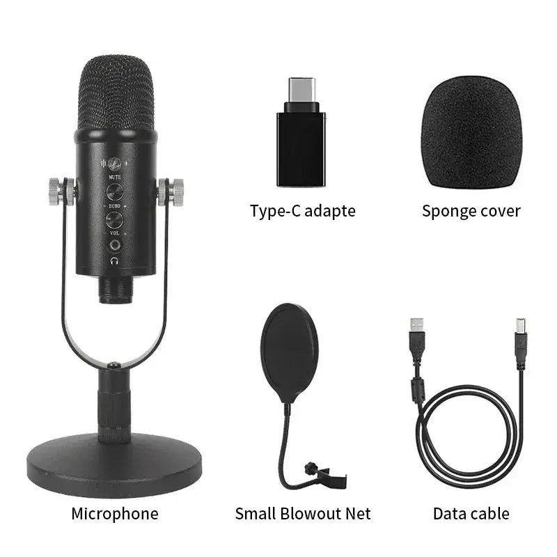 Clear USB Condenser Mic for Podcasting — product view 8
