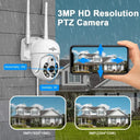Outdoor PTZ With 5X Zoom for Home Surveillance Pro