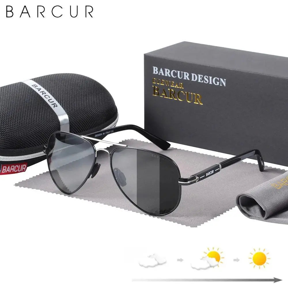 Men's Polarized Pilot Sunglasses for Driving Fishing Hiking