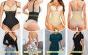 High-Waist Thong Bodysuit Shapewear for Tummy Control