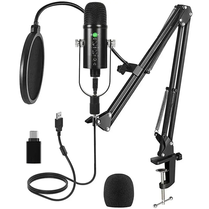 USB Condenser Microphone For Professional Podcasting