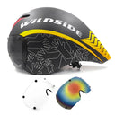 TT Cycling Helmet Lens Goggles Triathlon Tri Aero Road Bike Helmet Timetrial Race Bicycle Helmet Men Casco Ciclismo Accessories