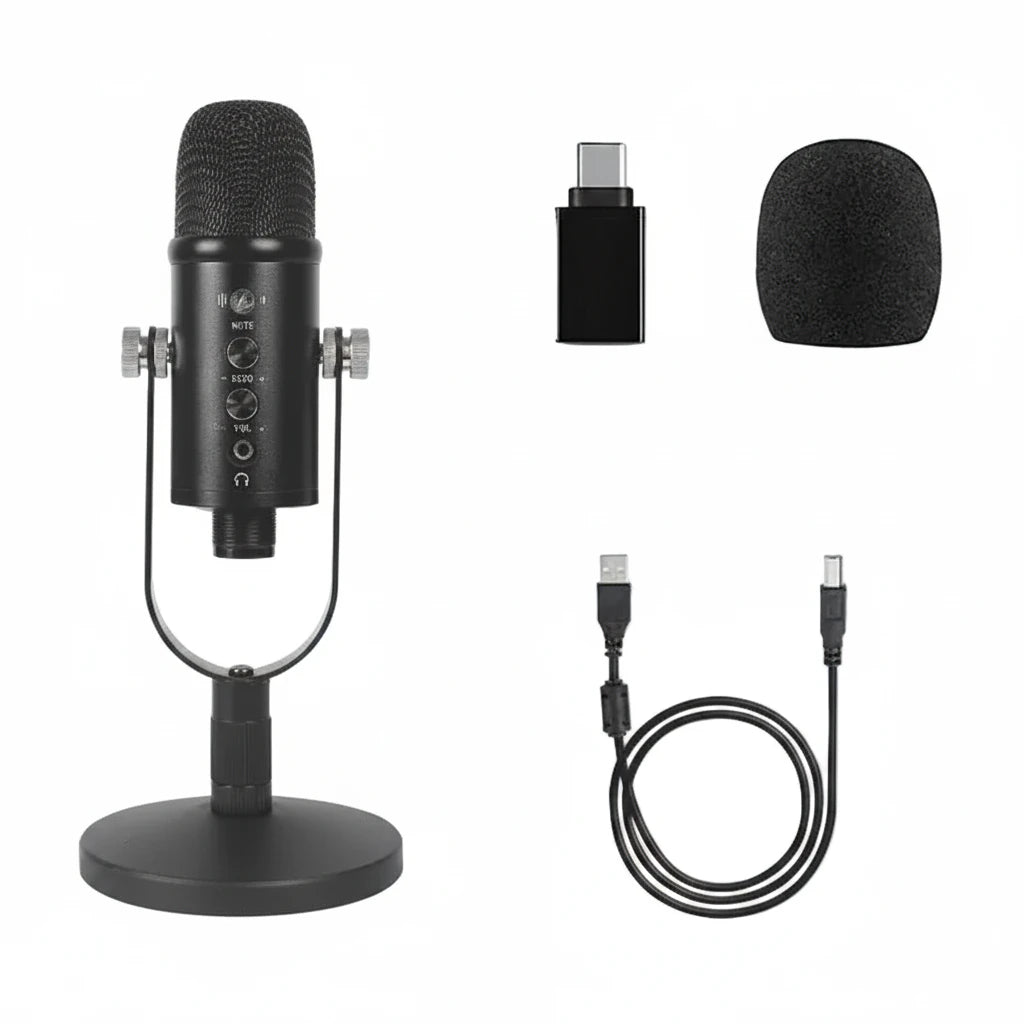 Clear USB Condenser Mic for Podcasting — product view 1