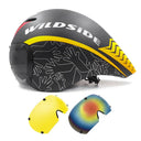 TT Cycling Helmet Lens Goggles Triathlon Tri Aero Road Bike Helmet Timetrial Race Bicycle Helmet Men Casco Ciclismo Accessories