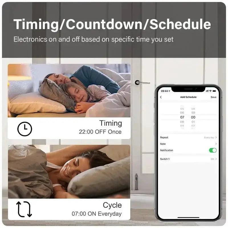 WiFi Smart Mini Switch For Home Automation Voice Control