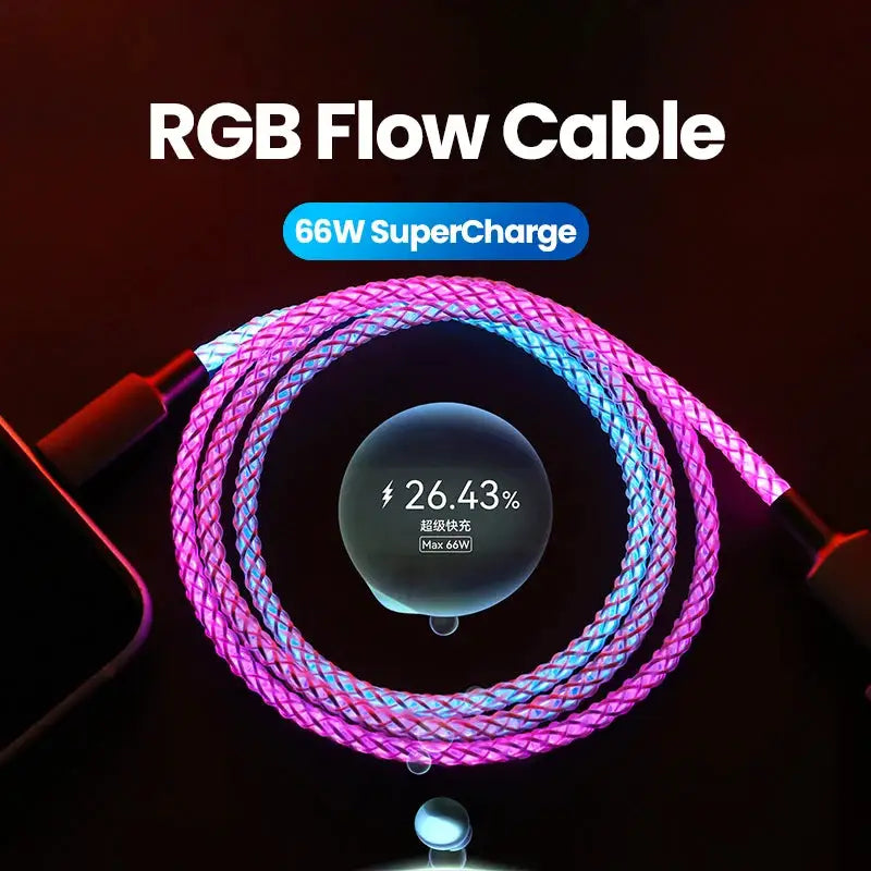 Rgb Type C Cable - Breathing Light — product view 2